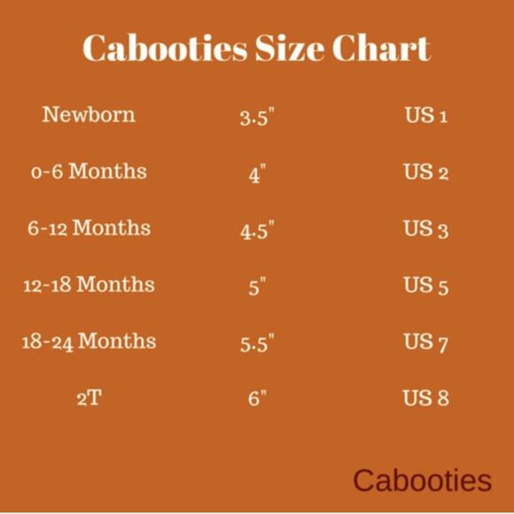 NWT Cabooties Handmade Baby Booties 0-6m - Picture 7 of 7